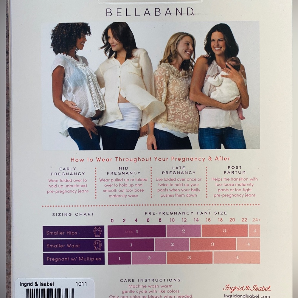 NWT Bellaband Size 3 Black Maternity